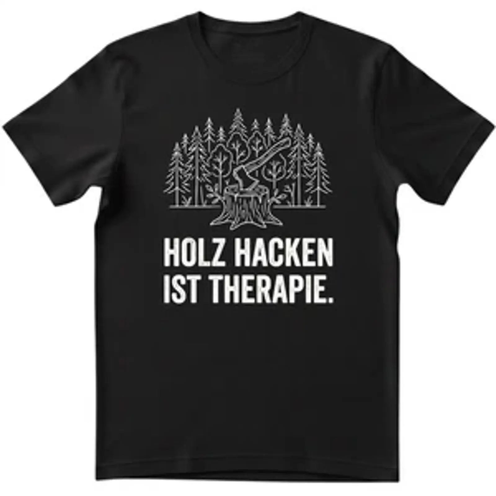 Woodworking Therapy - Camiseta para hombre con la frase