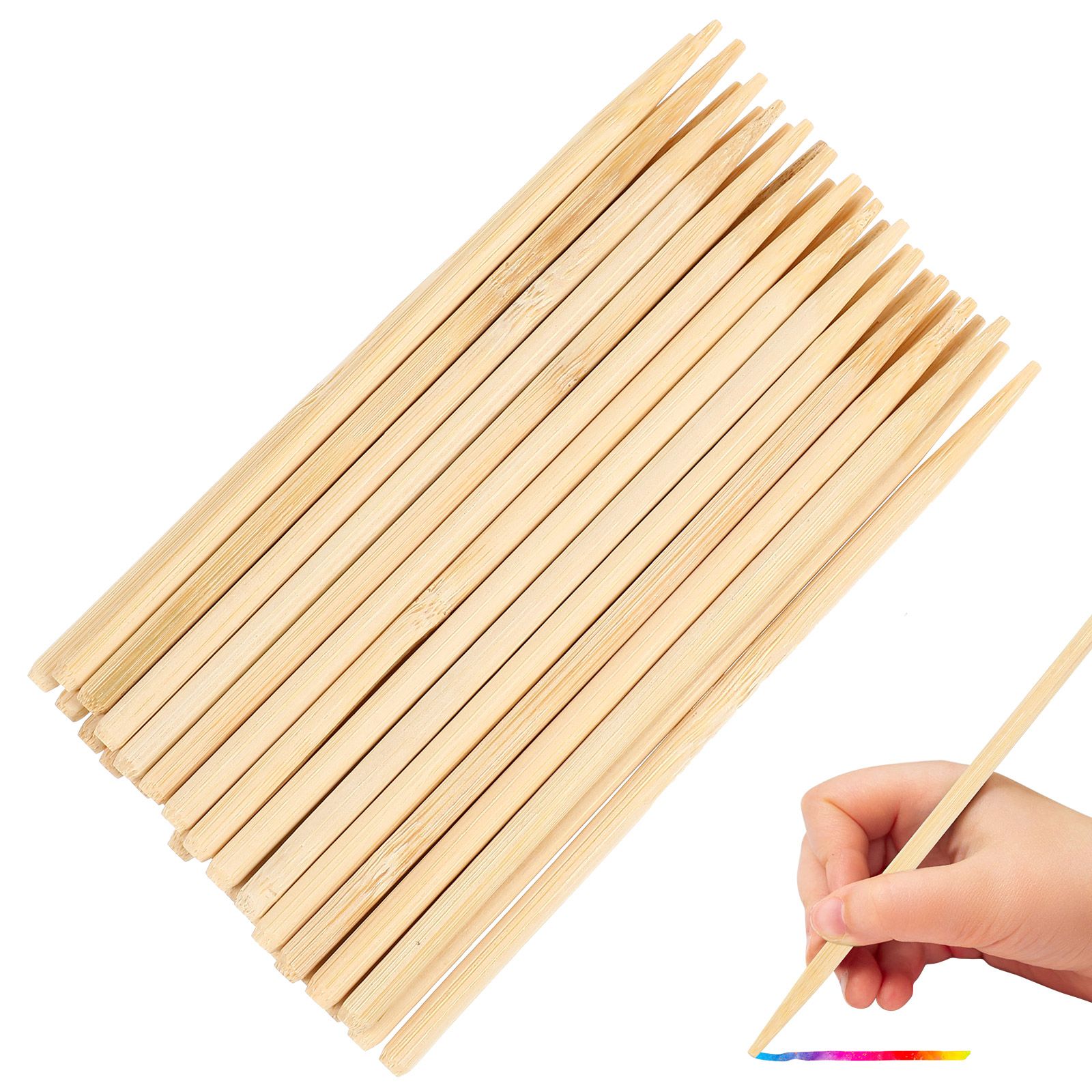 Woodworking For Kids - 30 Uds. Pluma de bambú para