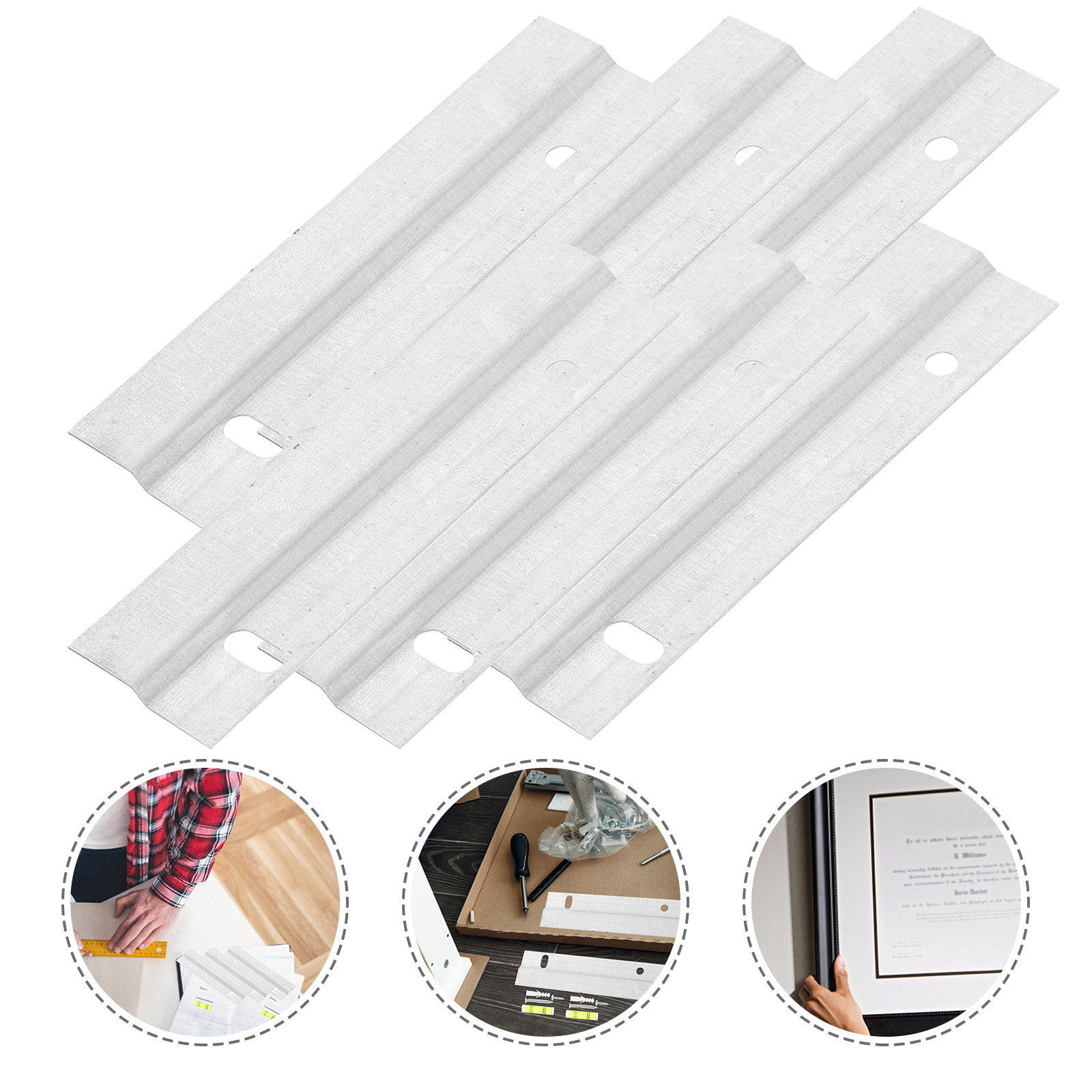 Woodworking French Cleat - Kit de colgadores tipo Z de