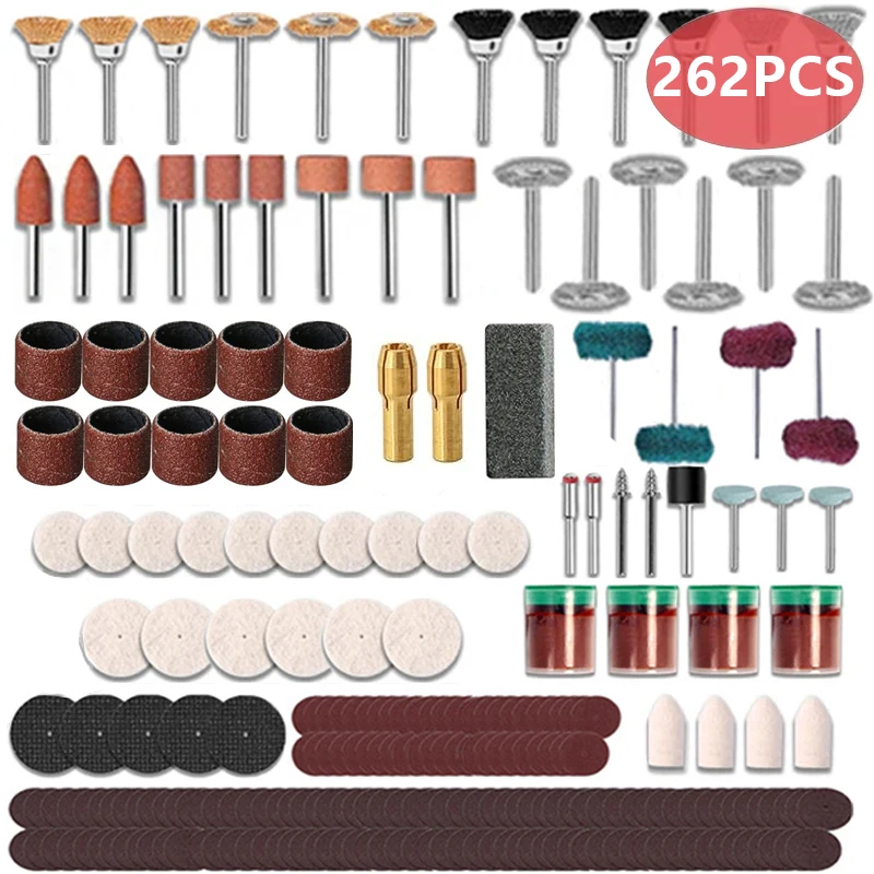 Woodworking Essential Tools - Juego de accesorios de herramientas rotativas
