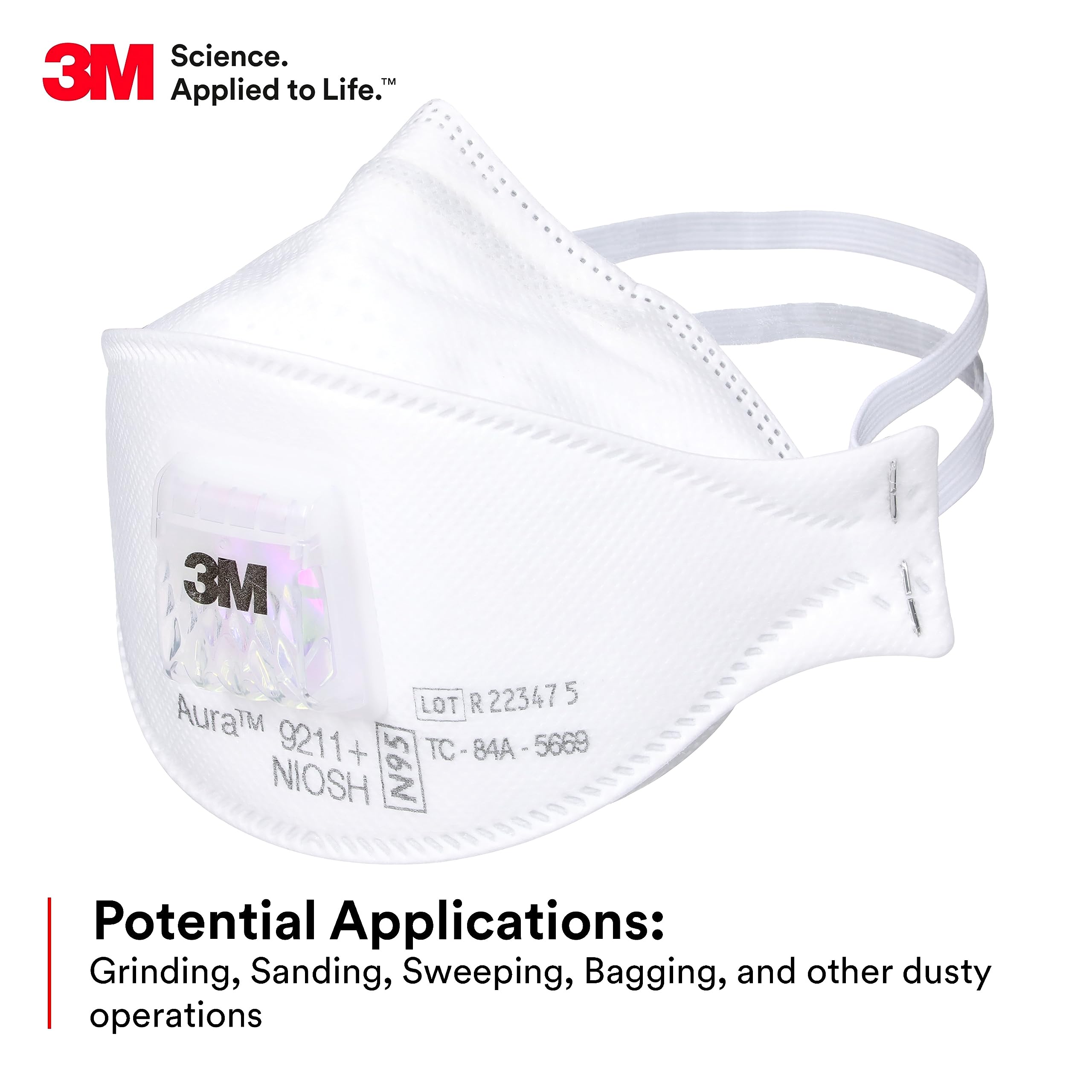 Woodworking Respirator - Respirador de partículas Aura 9211 +