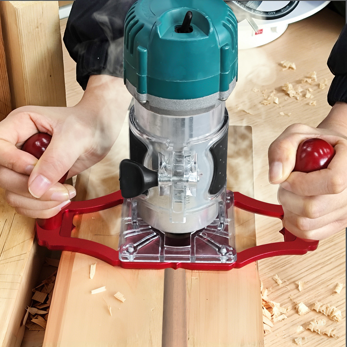 Woodworking Cnc Machine - Base para router con asas y