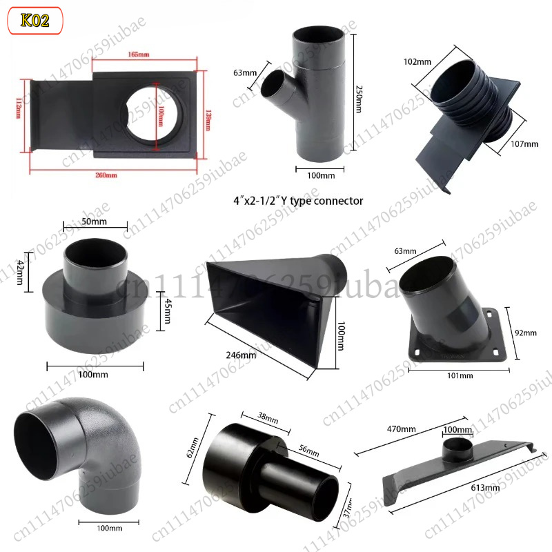 Woodworking Vacuum System - Kit de Accesorios para Recolección de