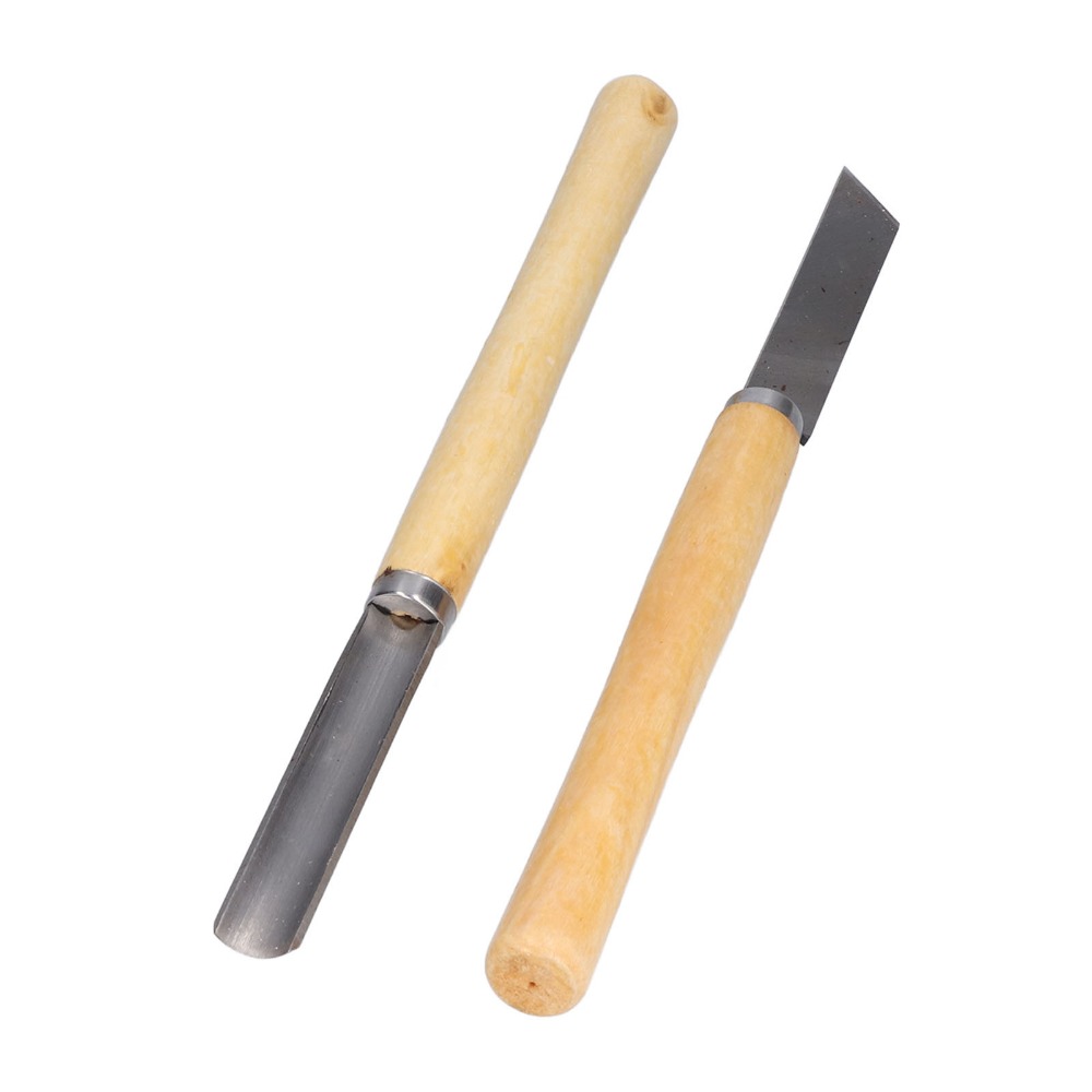 Skew Chisel Wood - Juego de 8 cinceles de acero
