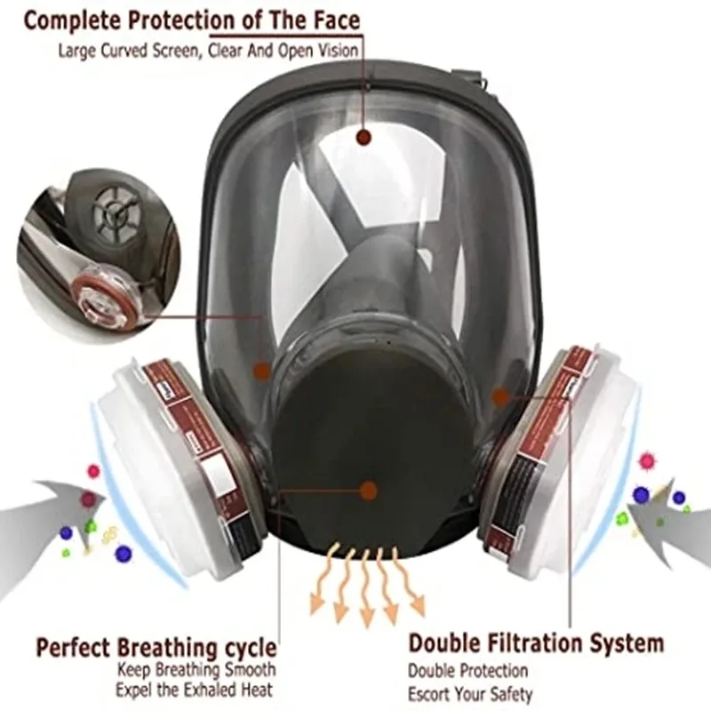 Woodworking Respirator - Máscara de Gas de Gran Tamaño