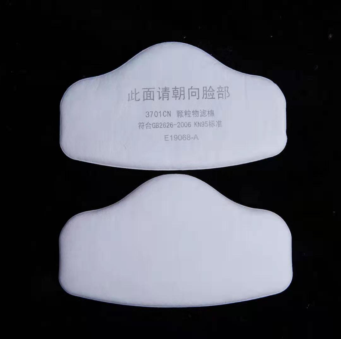 Woodworking Respirator - Filtro de algodón de partículas 3701