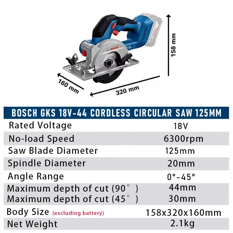 Sierra Circular Inalámbrica Bo - Woodworking Saw reseña y precio