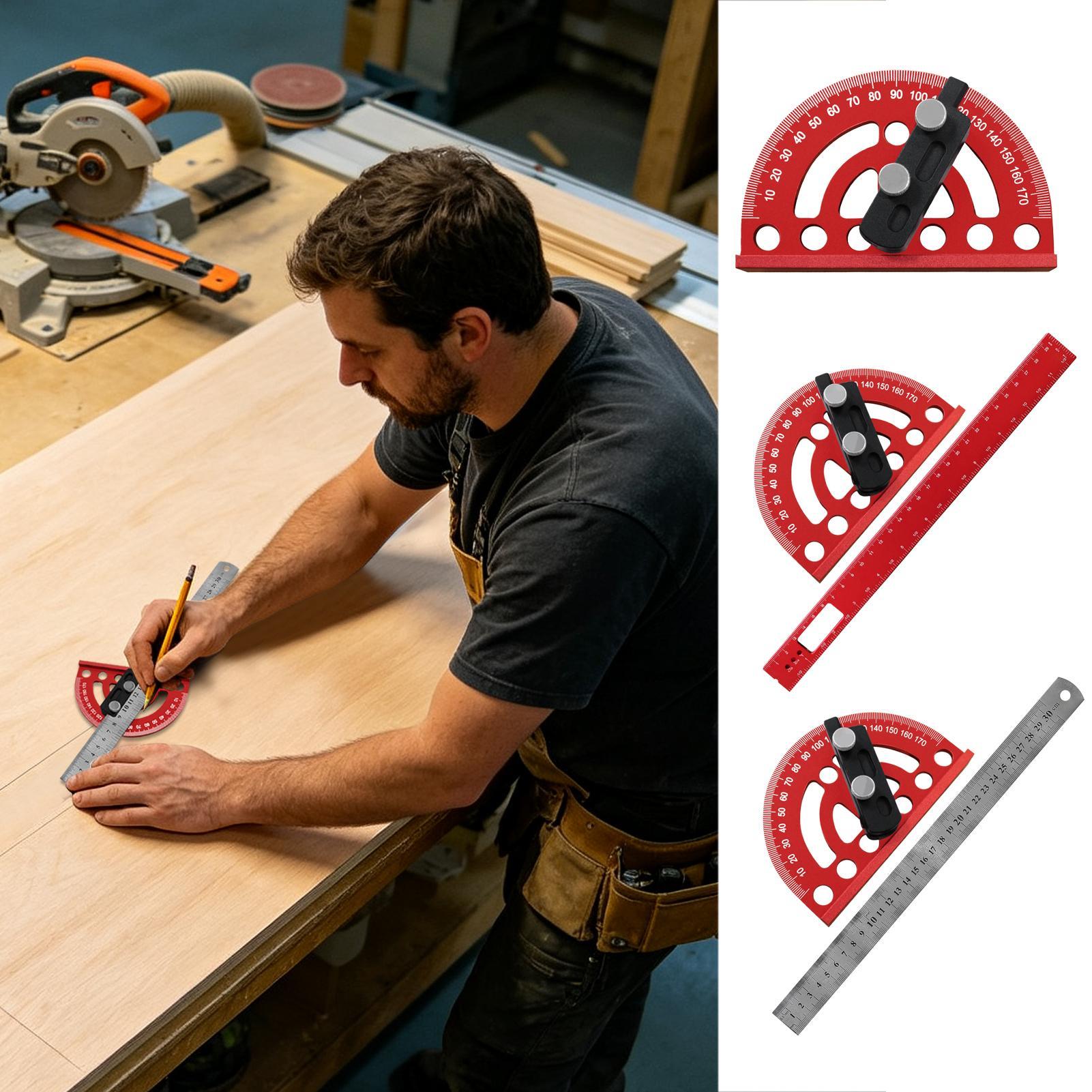 Regla de ángulo de precisión d - Woodworking For Engineers reseña y precio