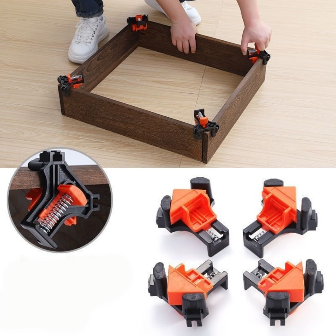 4 piezas 90 °   Abrazadera de  - Woodworking Right Angle Clamp reseña y precio