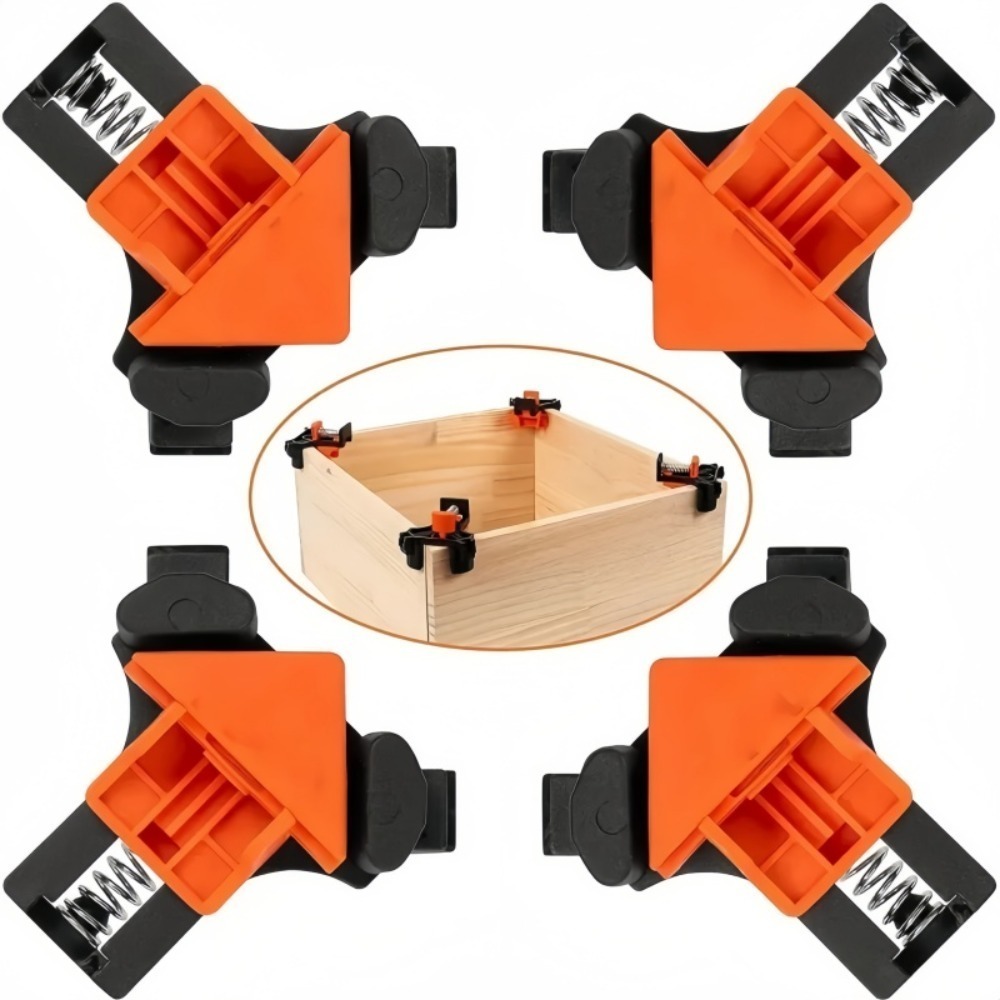 4 piezas 90 °   Abrazadera de  - Woodworking Right Angle Clamp reseña y precio