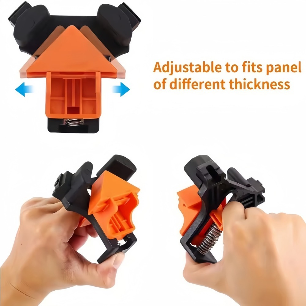4 piezas 90 °   Abrazadera de  - Woodworking Right Angle Clamp reseña y precio