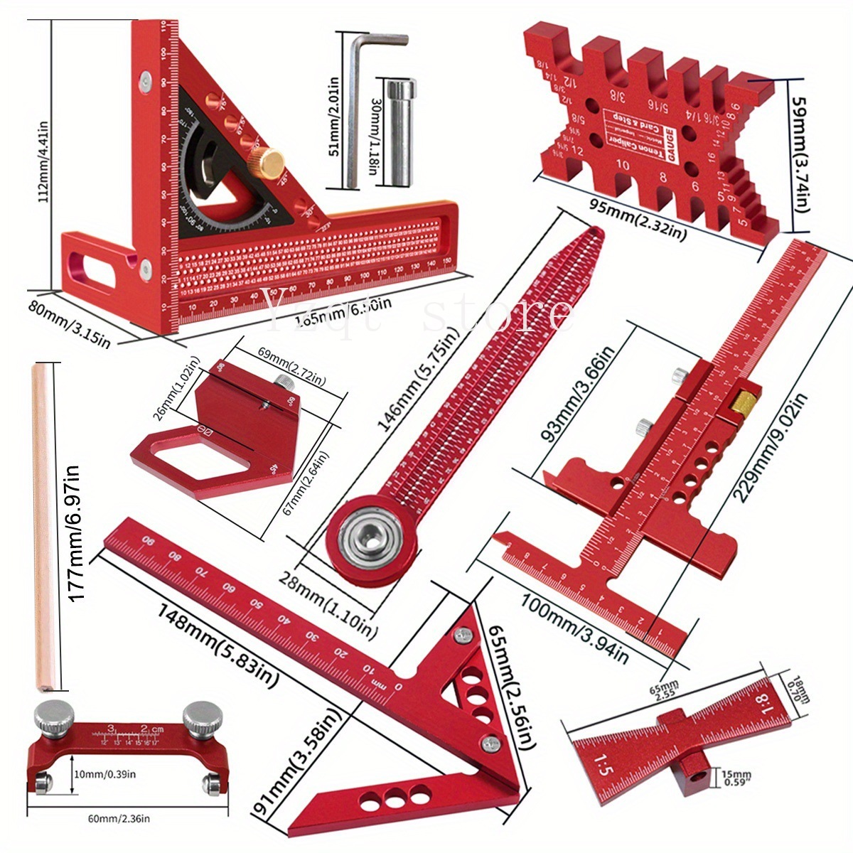 Kit de Herramientas de Medició - Woodworking Plans reseña y precio