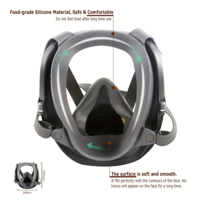 Máscara de Gas 6800 de Cara Co - Woodworking Respirator reseña y precio