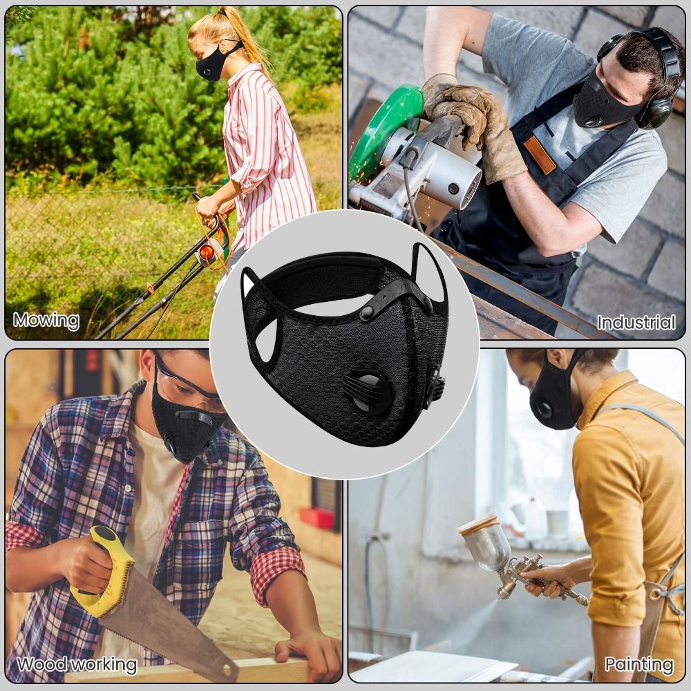 Máscara antipolvo ergonómica t - Woodworking Respirator reseña y precio