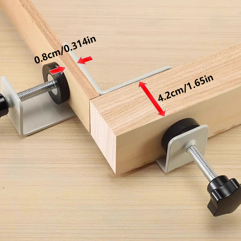 Abrazaderas de ángulo recto cu - Woodworking Right Angle Clamp reseña y precio