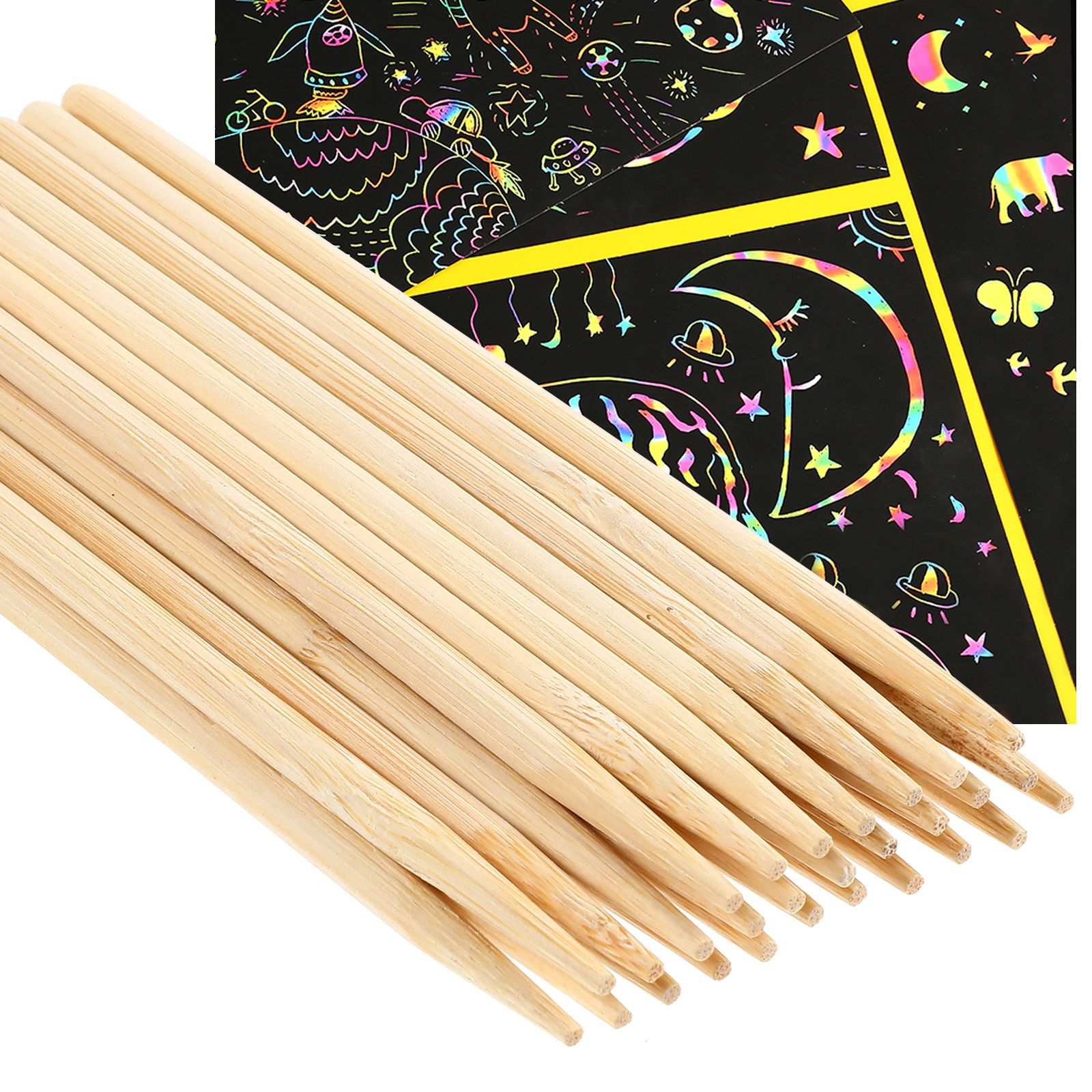 30 Uds. Pluma de bambú para pi - Woodworking For Kids reseña y precio