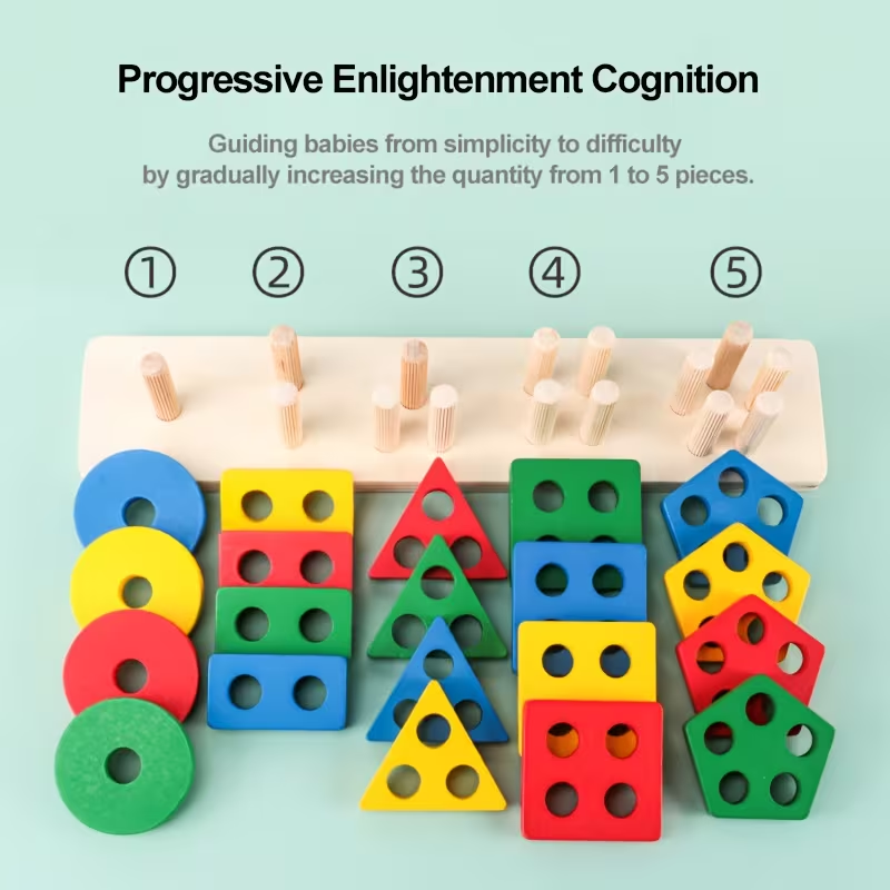 Juegos de madera Montessori, j - Woodworking For Kids reseña y precio