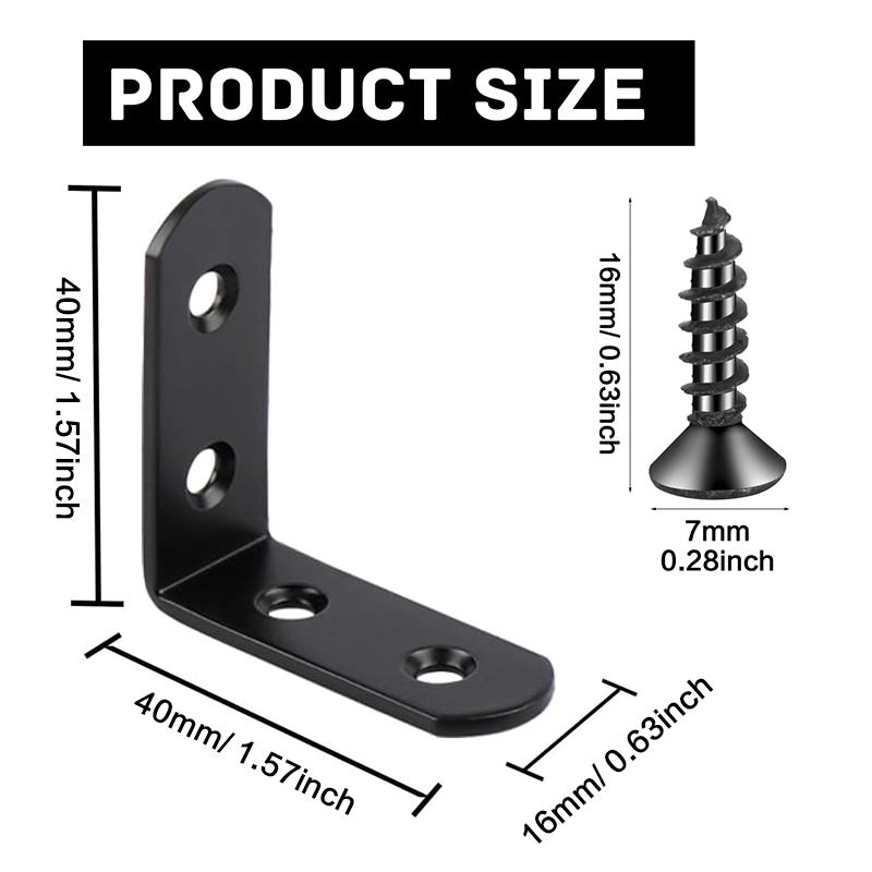 Soporte en L de soporte de esq - Woodworking Joint Types reseña y precio