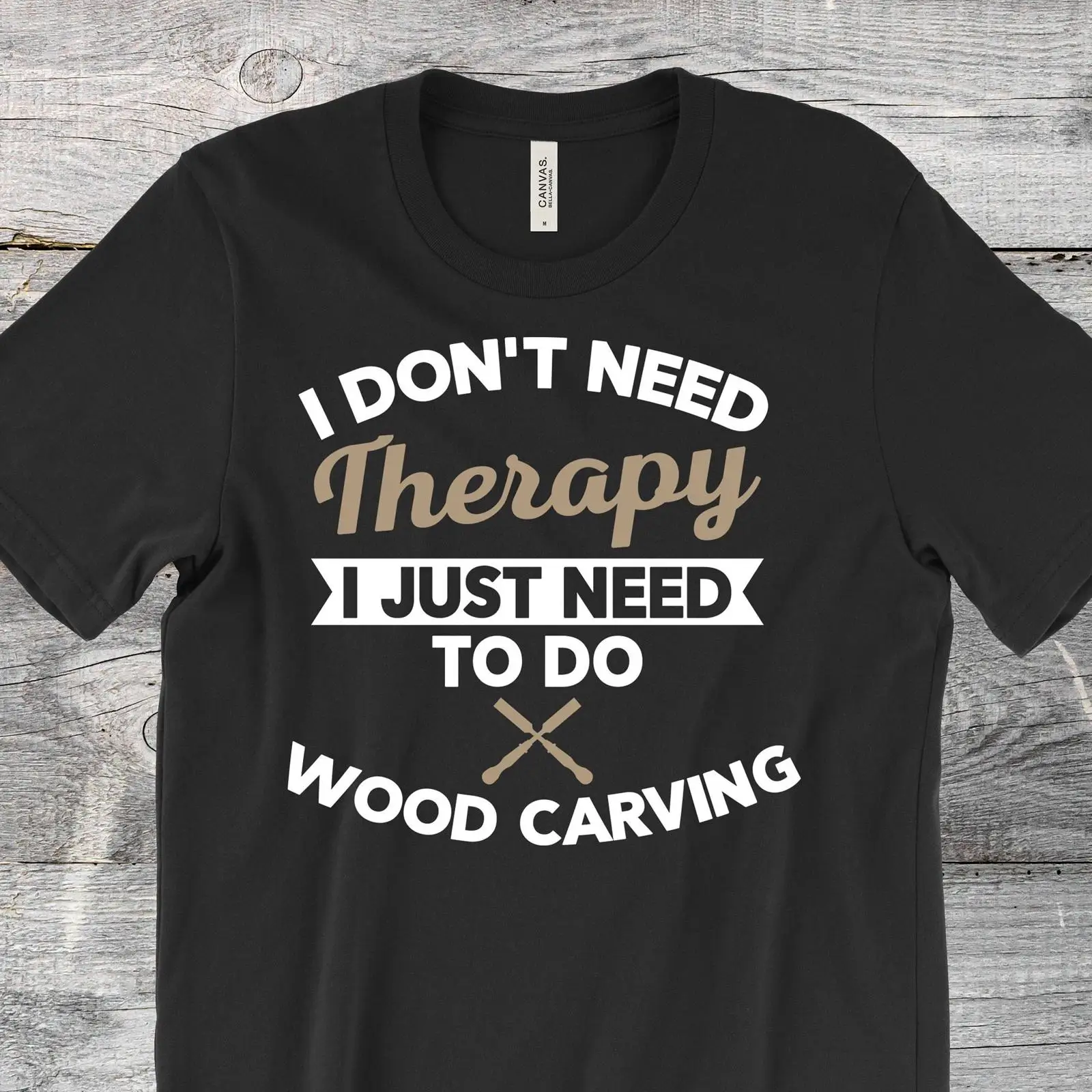 Camiseta divertida con grabado - Woodworking Therapy reseña y precio