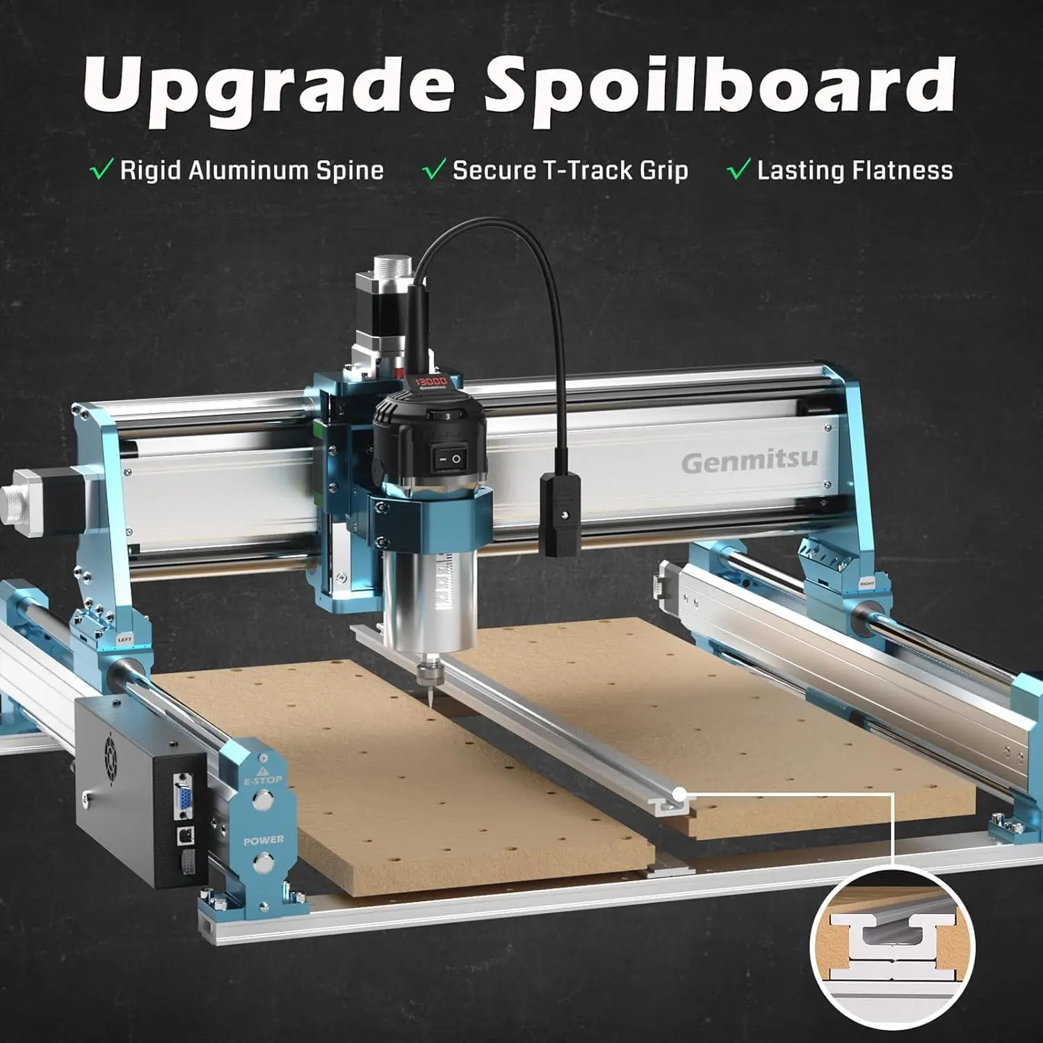 Fresadora CNC SainSmart Genmit - Woodworking Cnc Machine reseña y precio