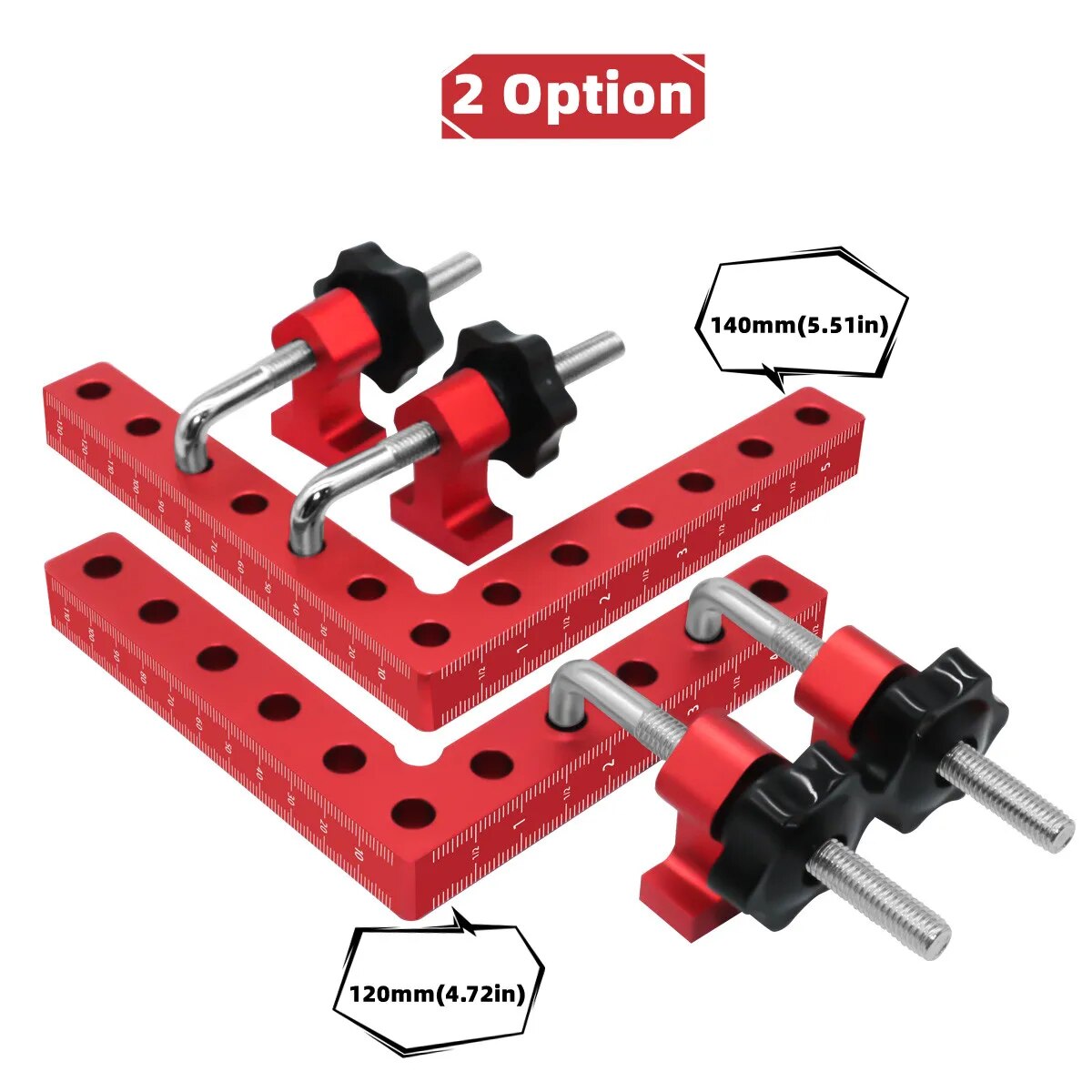 Juego de 1 cuadrado de posicio - Woodworking Right Angle Clamp reseña y precio
