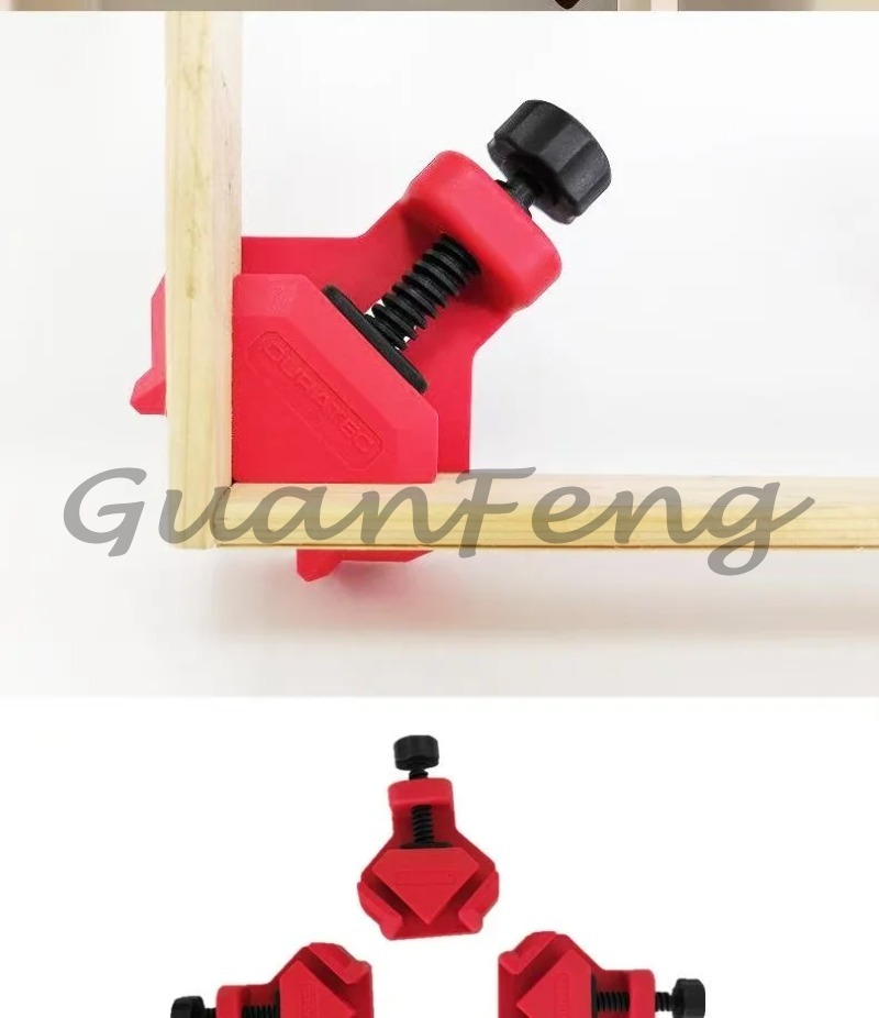 Paquete de 4 abrazaderas de es - Woodworking Right Angle Clamp reseña y precio