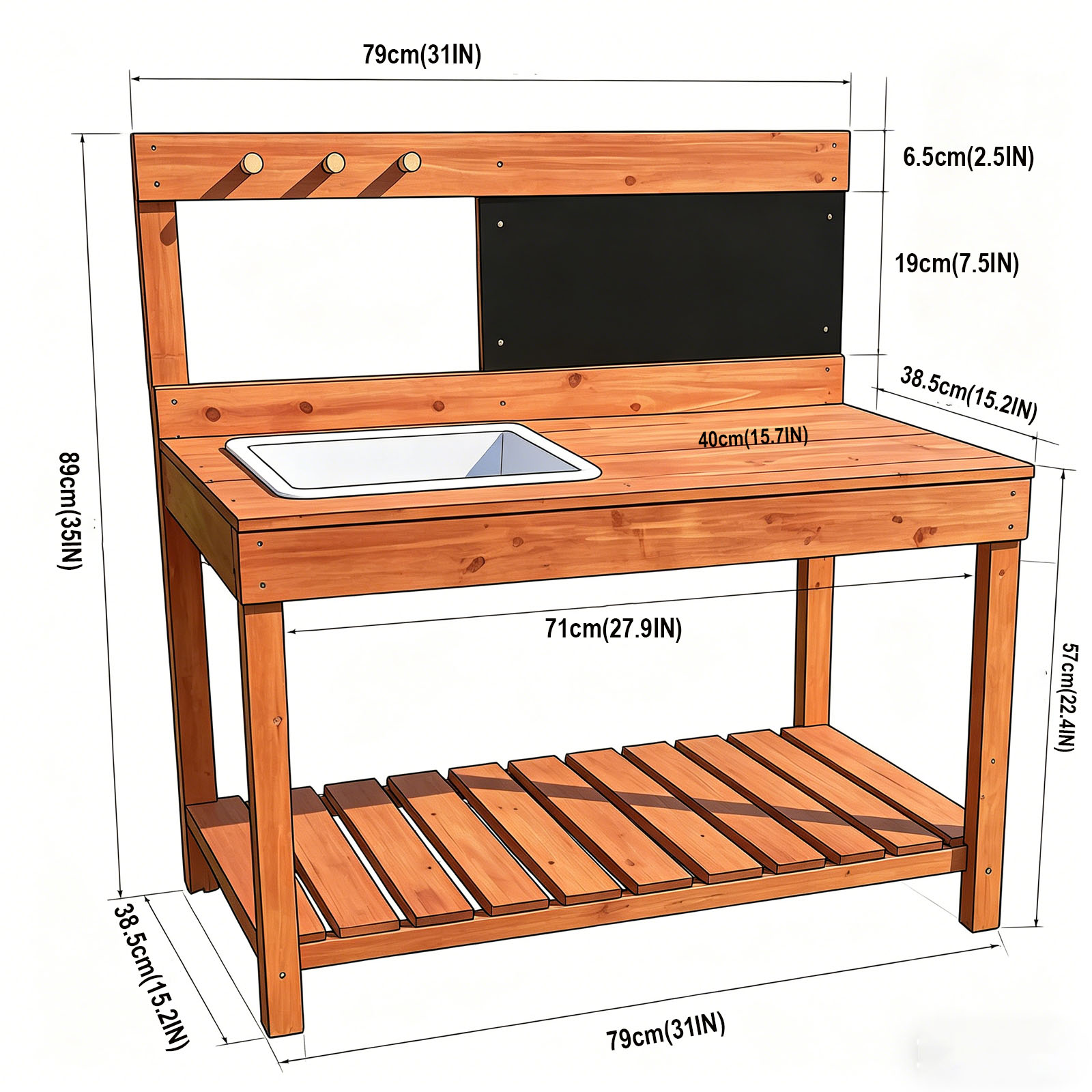 Mesas de Jardinería de Madera  - Woodworking For Kids reseña y precio