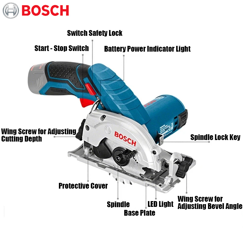 Sierra Circular Eléctrica BOSC - Woodworking Saw reseña y precio