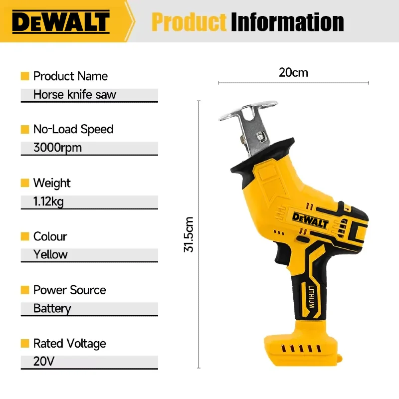 Sierra Recíproca Dewalt sin Es - Woodworking Class reseña y precio