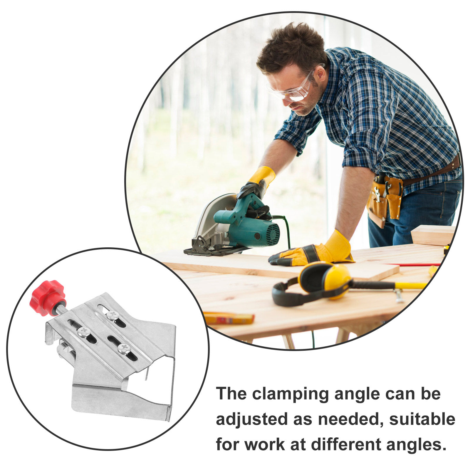 2 Abrazaderas de Ángulo Recto  - Woodworking Right Angle Clamp reseña y precio