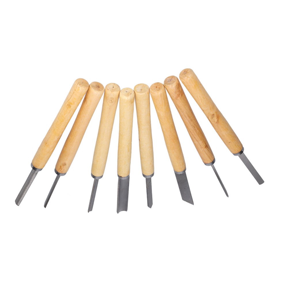 Juego de 8 cinceles de torno d - Skew Chisel Wood reseña y precio