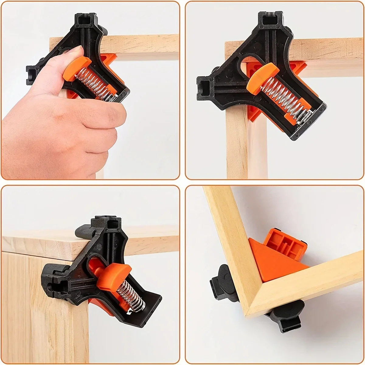 Abrazadera de ángulo recto par - Woodworking Right Angle Clamp reseña y precio