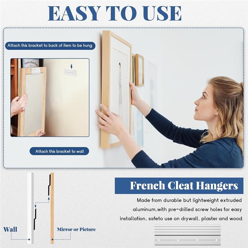 Colgador de cuadros tipo Frenc - Woodworking French Cleat reseña y precio