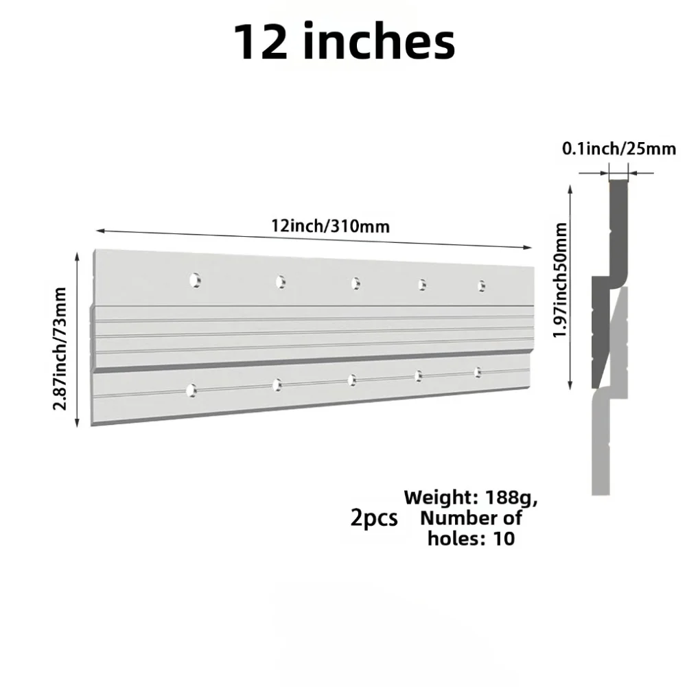 2 Piezas Soporte de Aluminio T - Woodworking French Cleat reseña y precio