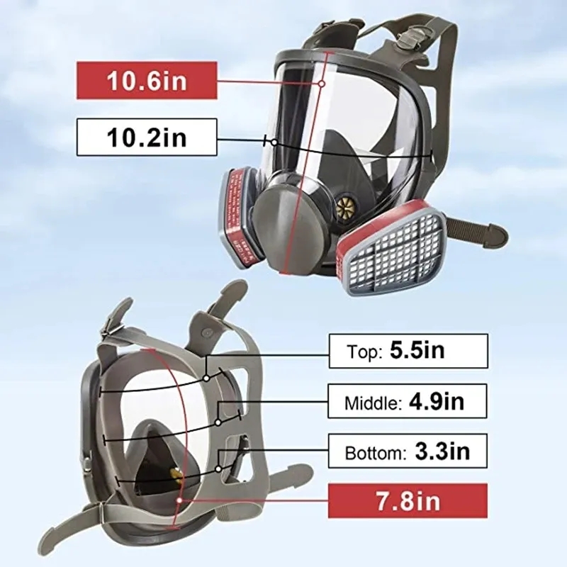 Máscara de Gas de Gran Tamaño  - Woodworking Respirator reseña y precio