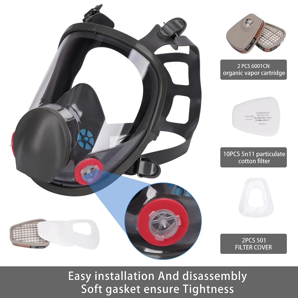 6800 pintura Industrial respir - Woodworking Respirator reseña y precio