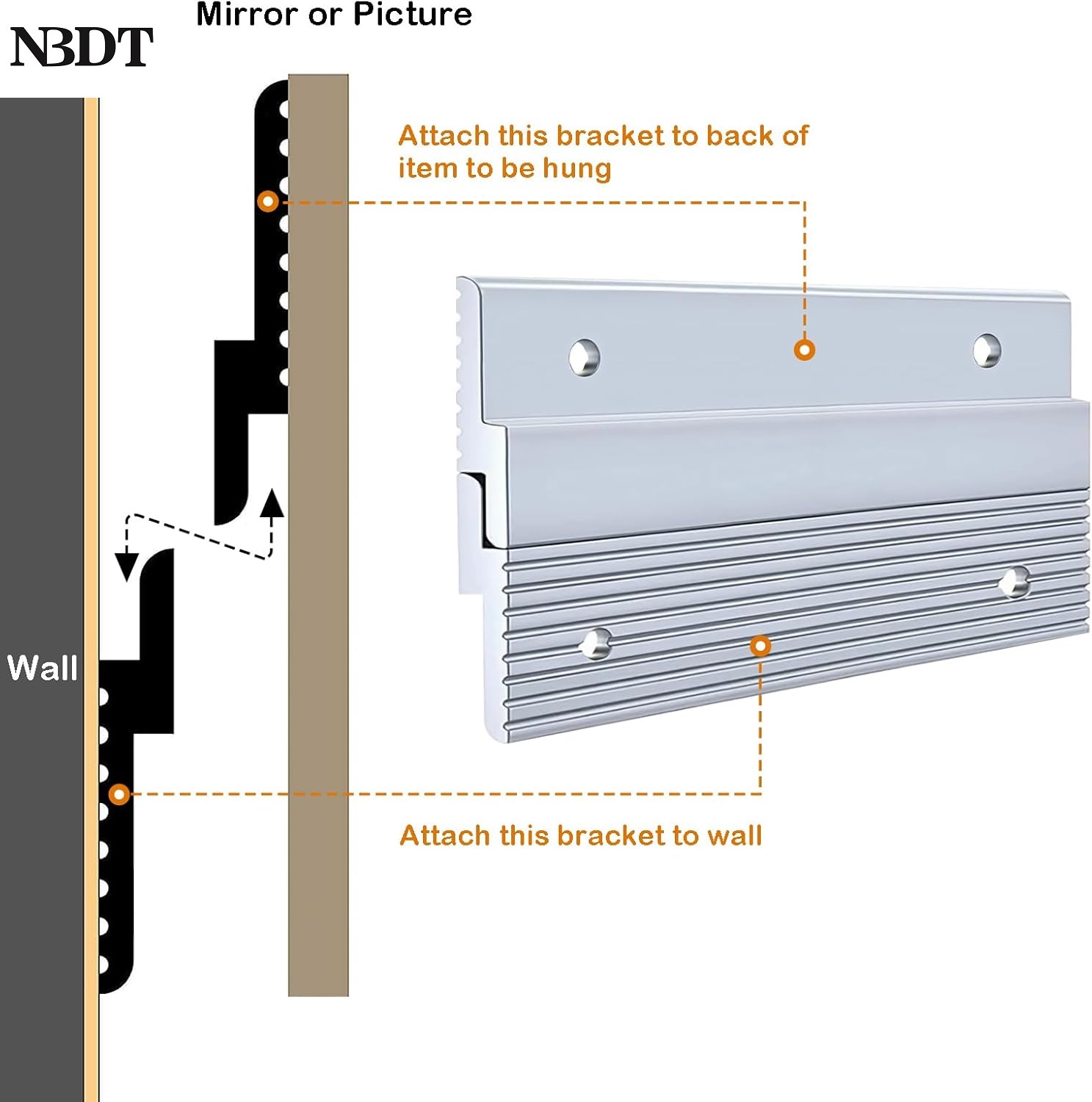 4 Pares de Soportes de Alumini - Woodworking French Cleat reseña y precio