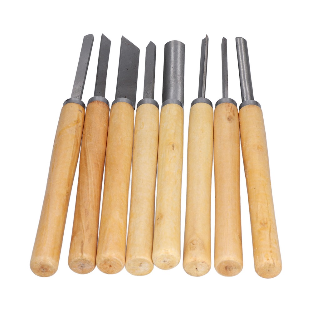 Juego de 8 cinceles de torno d - Skew Chisel Wood reseña y precio