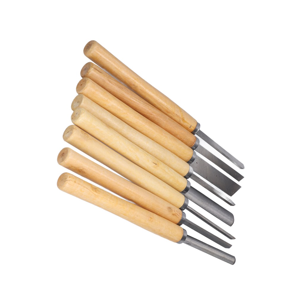 Juego de 8 cinceles de torno d - Skew Chisel Wood reseña y precio