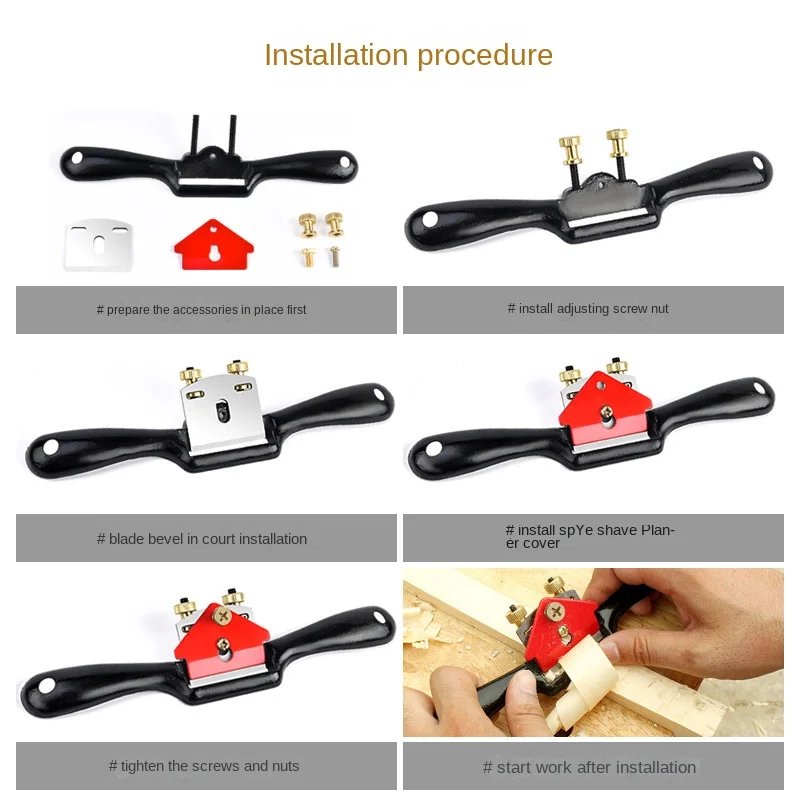 Cepillo de mano ajustable con  - Woodworking Class reseña y precio